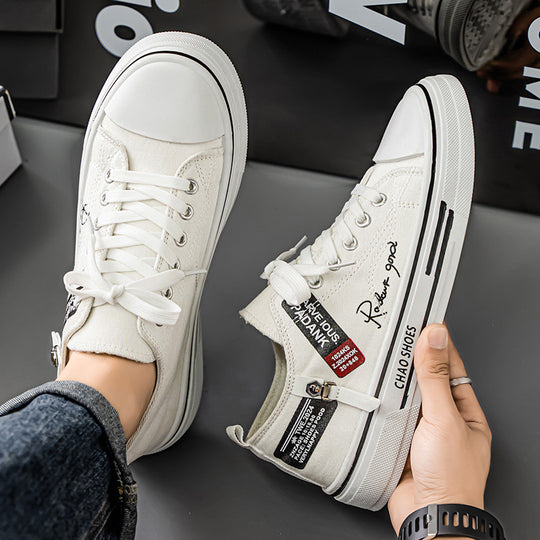 Damen lässige Sneakers aus strapazierfähigem Canvas mit modernem Design EB
