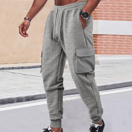 Herren Cargo-Jogginghose mit elastischem Bund und zahlreichen Taschen EB