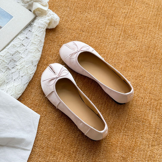 Damen Komfortable Ballerinas mit dekorativem Schnitt EB