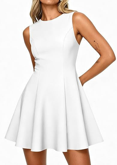 Damen klassisches A-Linienkleid EB