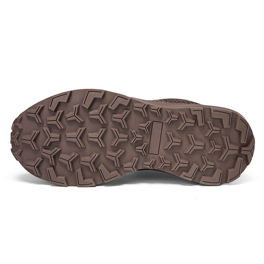 Damen robuste Outdoor-Schnürstiefel mit rutschfester Sohle und atmungsaktivem Obermaterial EB