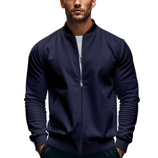 Herren Sportliche Bomberjacke mit hochschließendem Kragen EB
