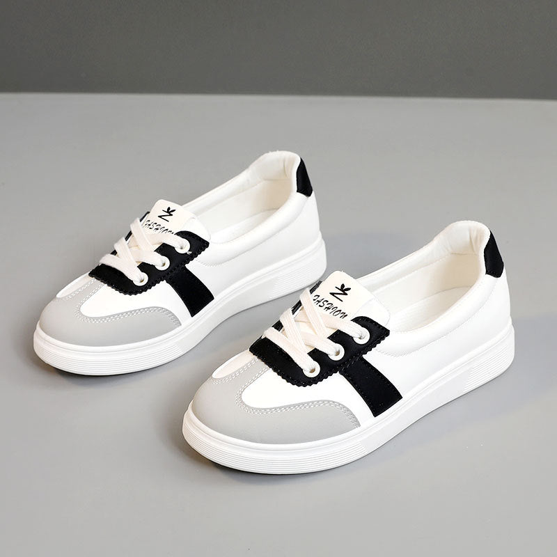 Damen Modische Sneakers mit Metallic-Akzenten und Komfortsohle EB