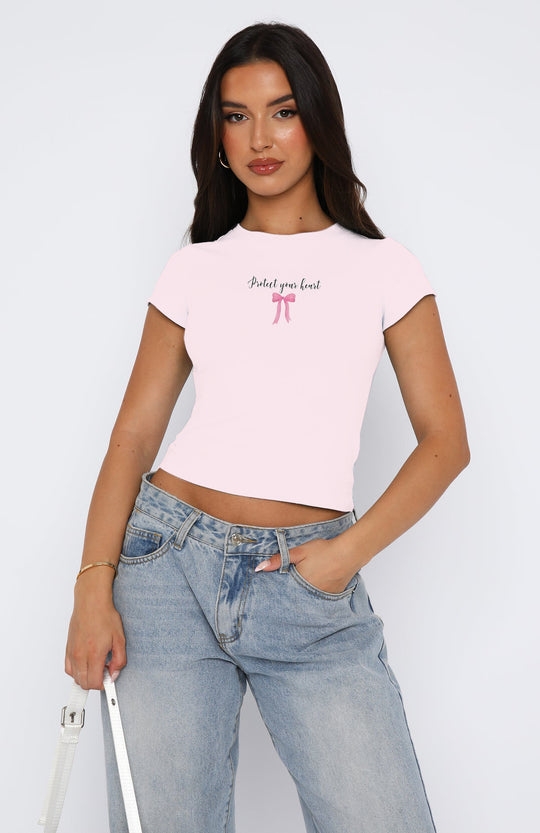 Damen bequemes Crop-Top mit modischem Druck EB
