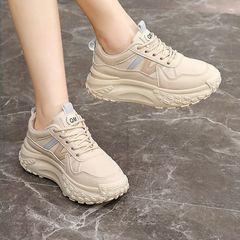 Damen Chunky Sneakers mit dämpfender Laufsohle und atmungsaktivem Obermaterial EB
