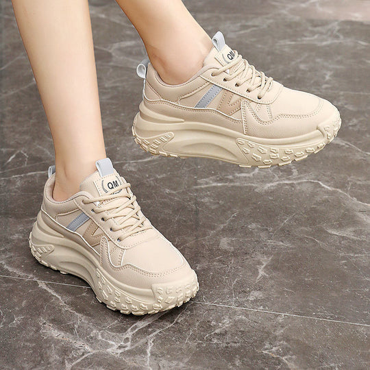 Damen Chunky Sneakers mit dämpfender Laufsohle und atmungsaktivem Obermaterial EB