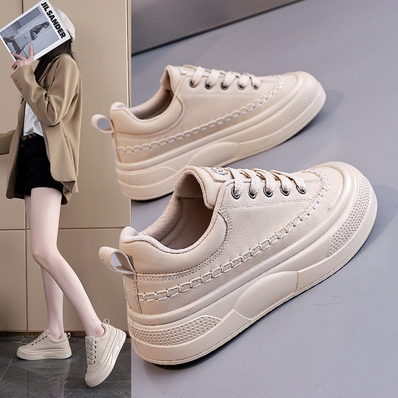 Damen Sneaker mit dicker, rutschfester Sohle und einzigartigem Design EB