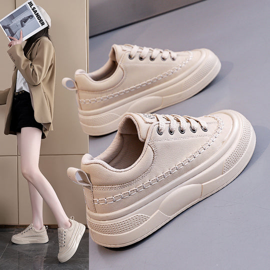 Damen Sneaker mit dicker, rutschfester Sohle und einzigartigem Design EB