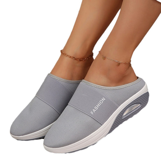 Damen Komfortable Slipper mit atmungsaktivem Obermaterial EB
