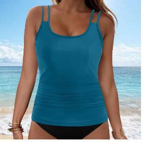 Damen Tankini-Oberteil mit modischem Rüschendesign EB