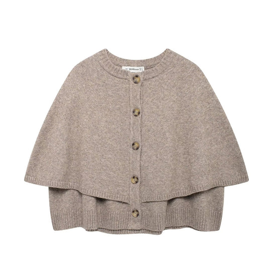 Damen Strick Poncho EB
