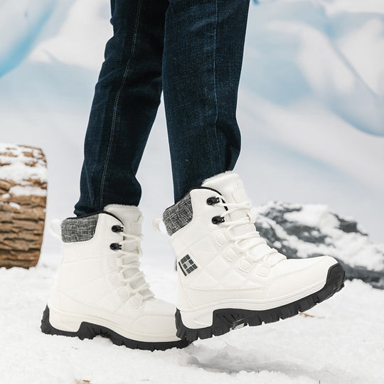 Damen Winterlicher Stiefel mit rutschfester Sohle und isolierendem Futter EB