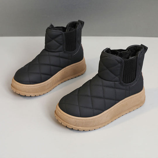 Damen Sneakers mit warmem Fleecefutter und rutschfester Laufsohle EB