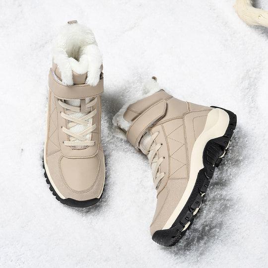 Damen Winterboots mit warmem Kunstfellfutter und rutschfester Sohle EB