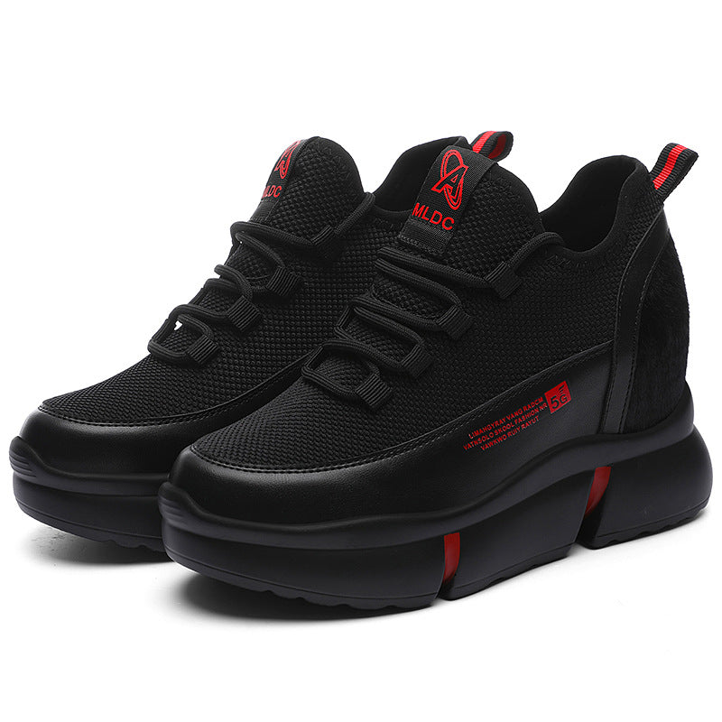 Damen Sportliche Chunky Sneakers mit atmungsaktivem Mesh-Obermaterial und innovativer Dämpfungstechnologie EB