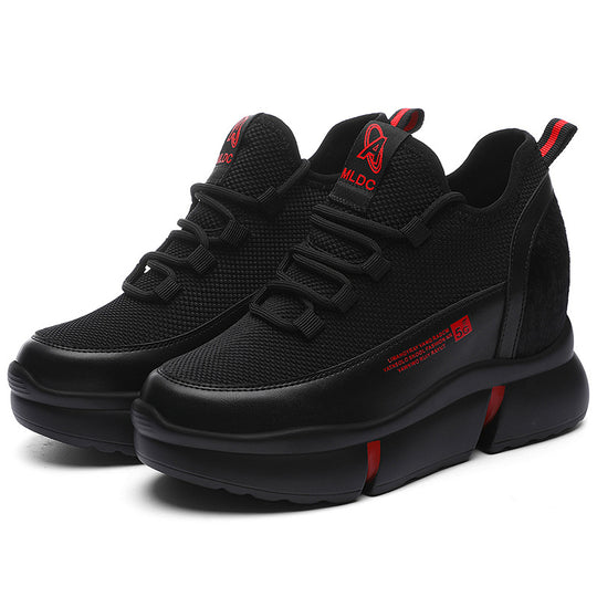Damen Sportliche Chunky Sneakers mit atmungsaktivem Mesh-Obermaterial und innovativer Dämpfungstechnologie EB