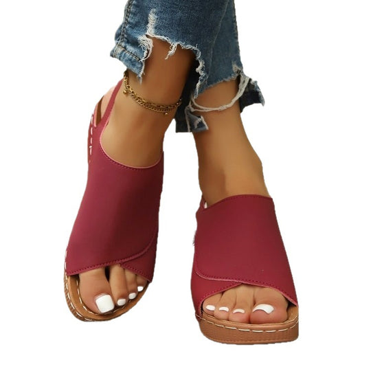 Damen Bequeme Pantoletten mit modischem Schnitt EB