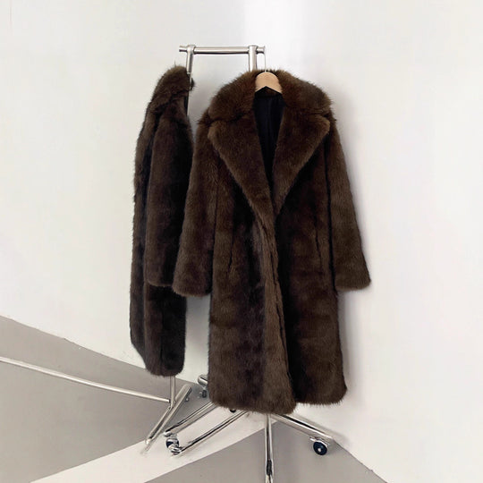 Damen Langhaarmantel für elegante Anlässe EB