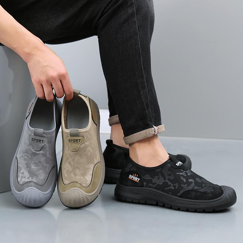 Damen Sportliche Freizeitschuhe mit atmungsaktiven Mesh-Einsätzen und rutschfester Sohle EB
