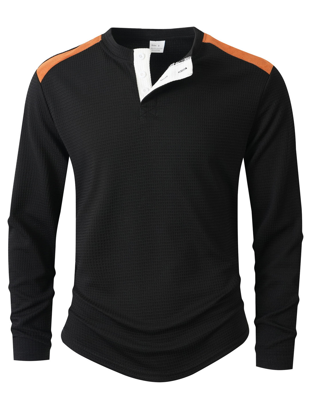 Herren Langarmshirt mit einzigartigem Strukturdesign EB