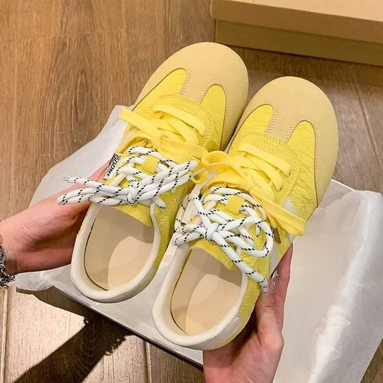 Damen Sneakers im sportlichen Retro-Stil mit atmungsaktiver Oberflächenstruktur EB