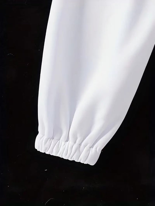 Damen Bequeme Freizeit-Hose mit Gummizug und seitlichen Taschen EB
