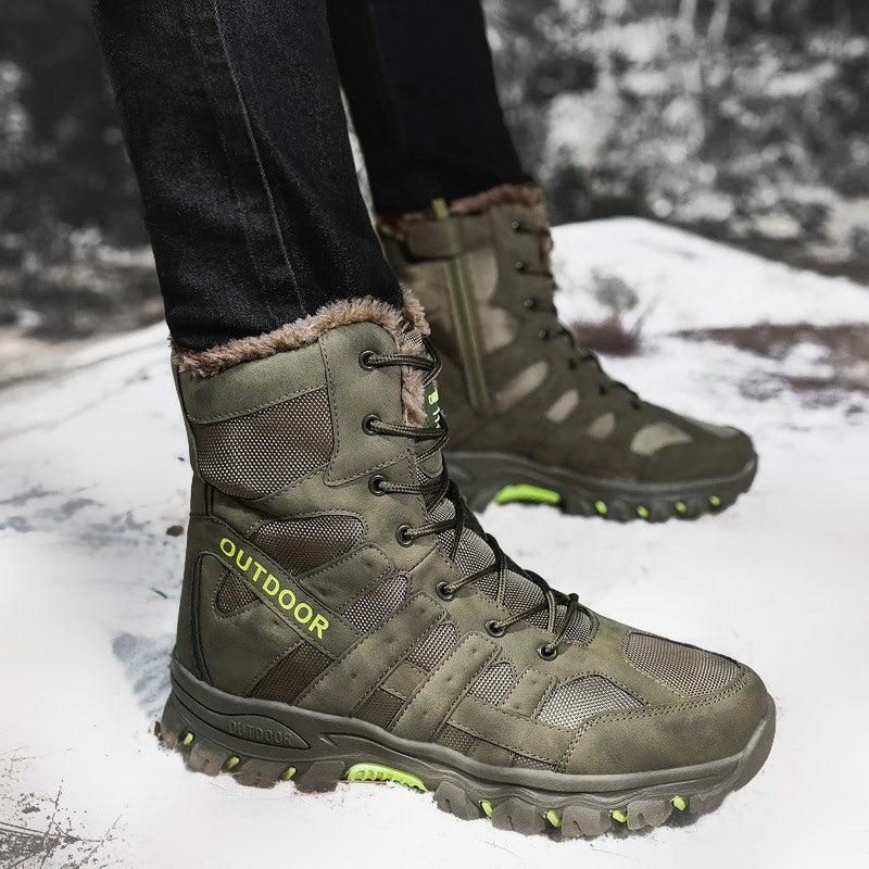 Damen Stiefel für Abenteuer im Freien mit warmem Innenfutter und rutschfester Sohle EB
