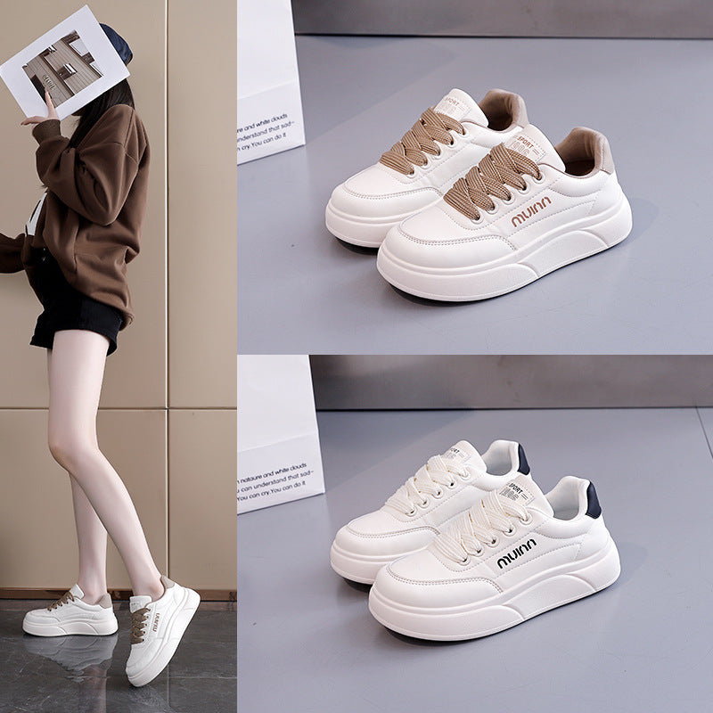 Damen Chunky Sneakers mit gepolstertem Fußbett und rutschfester Sohle EB