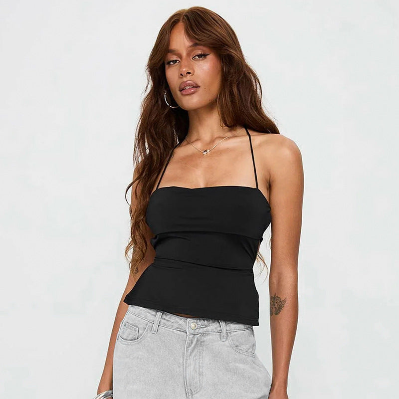 Damen lässiges Trägershirt mit hochwertigem Material und modischem Schnitt EB