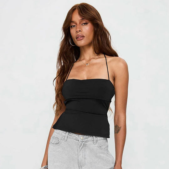 Damen lässiges Trägershirt mit hochwertigem Material und modischem Schnitt EB