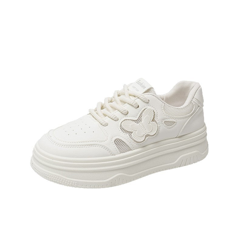 Damen Sneakers mit luftiger Mesh-Oberfläche und komfortabler Plateausohle EB