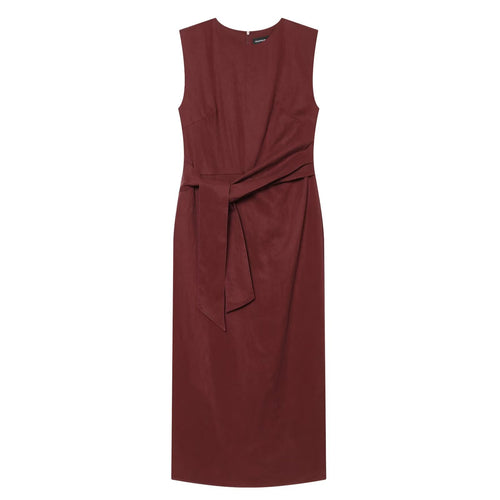 Damen Wickelkleid mit langem Saum EB
