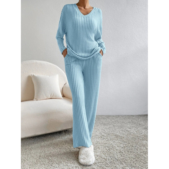 Damen bequemer Strickanzug EB