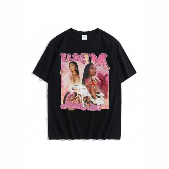 Damen T-Shirt mit kreativem Grafikdruck und modernem Schnitt EB
