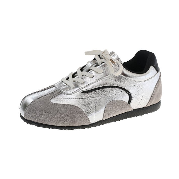 Damen sportliche Sneaker mit atmungsaktivem Obermaterial und robustem Sohlenprofil EB