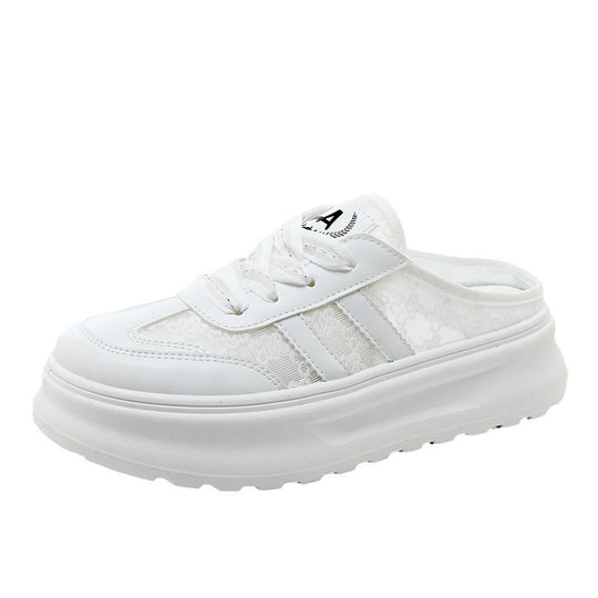 Damen bequeme Freizeitschuhe mit großzügigem Fersenbereich und modischem Design EB