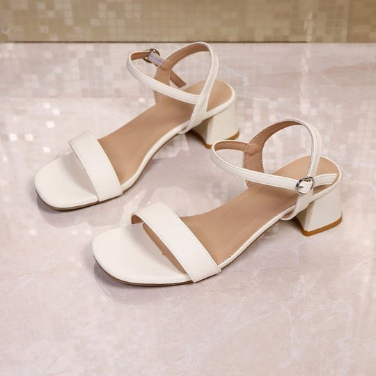 Damen elegante Slingbacks mit modischem Blockabsatz EB