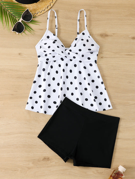 Damen Badeanzug mit Rock und Shorts EB