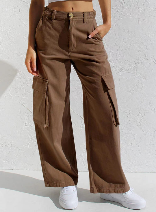 Damen Utility-Hose im Cargo-Stil EB