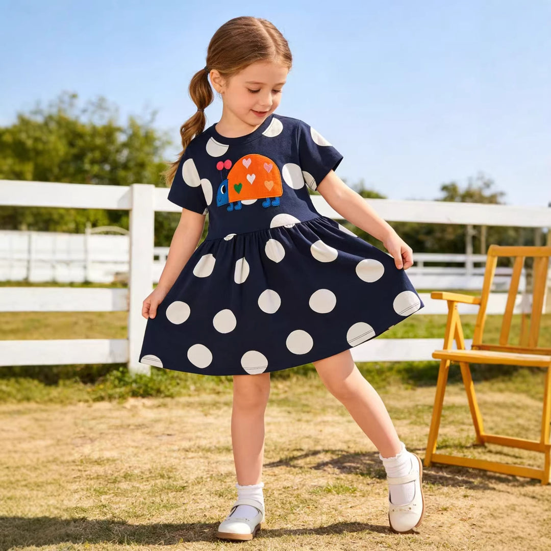 Mädchen Tüllkleid mit niedlichem Tiermotiv EB