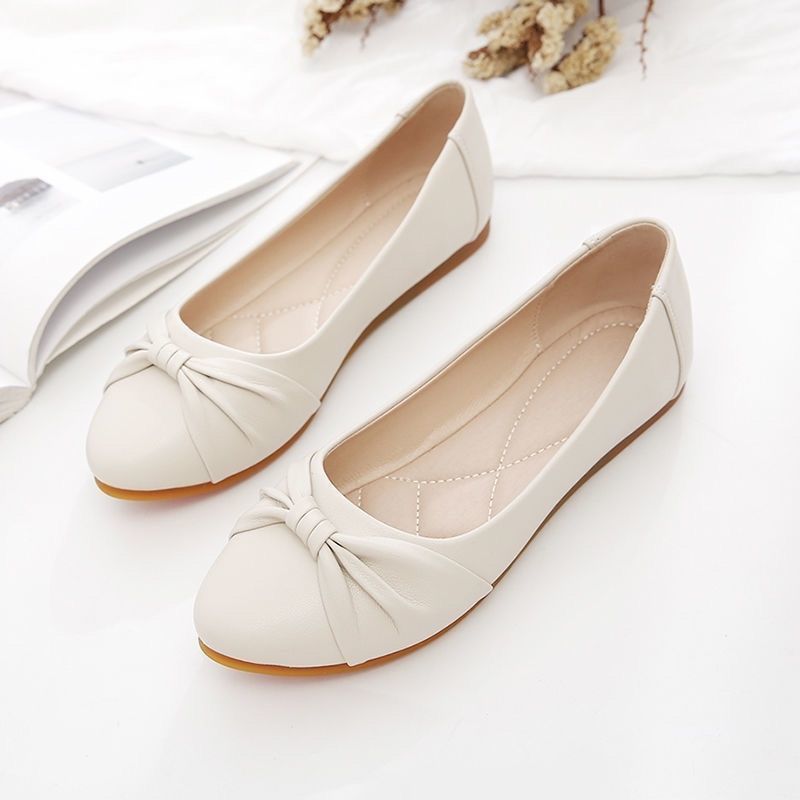 Damen Elegante Ballerinas mit modischem Knoten und weichem Innenfutter EB