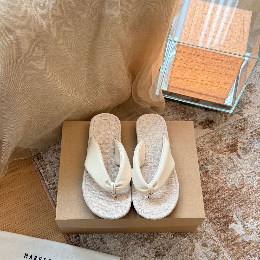 Damen Zehentrenner-Sandalen mit stylischem Riemendesign und komfortablem Fußbett EB