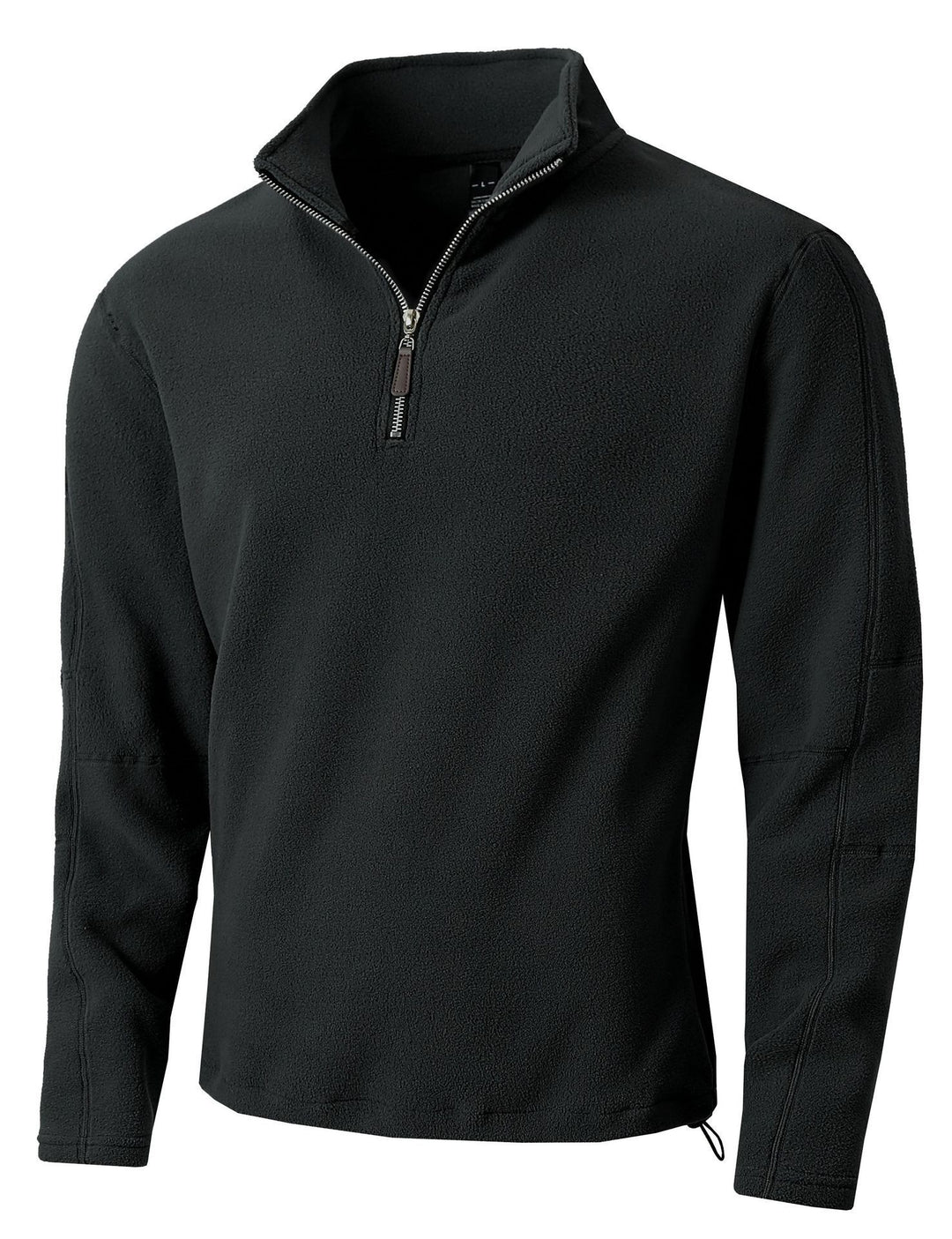 Herren Fleece-Pullover mit halblangem Reißverschluss und Stehkragen EB