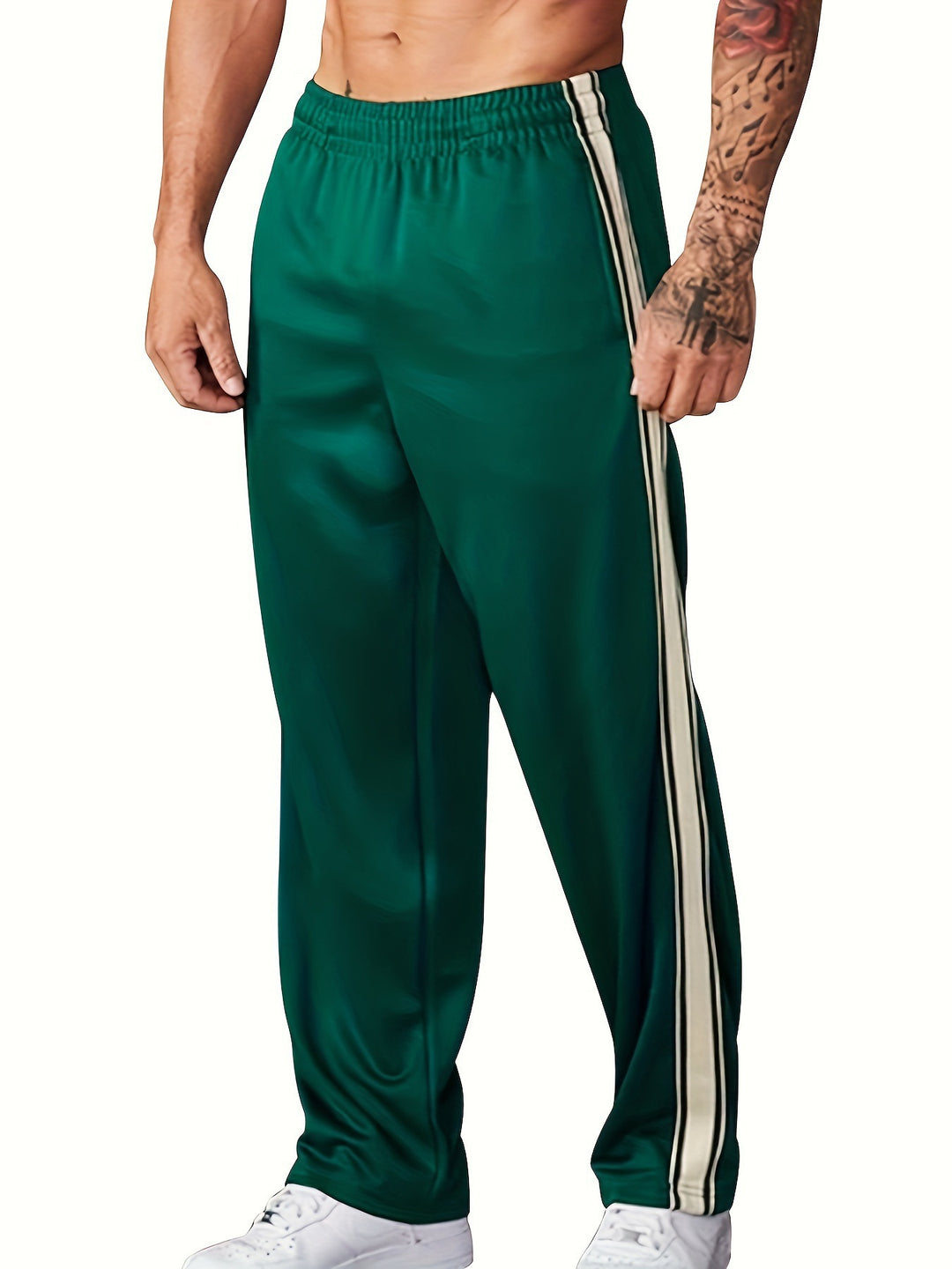 Herren Sportliche Freizeithose mit seitlichem Streifen EB