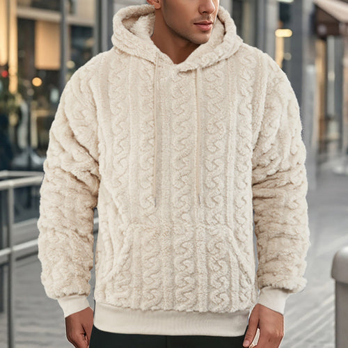 Damen Kuscheliger Fleece-Hoodie mit Strukturmuster EB