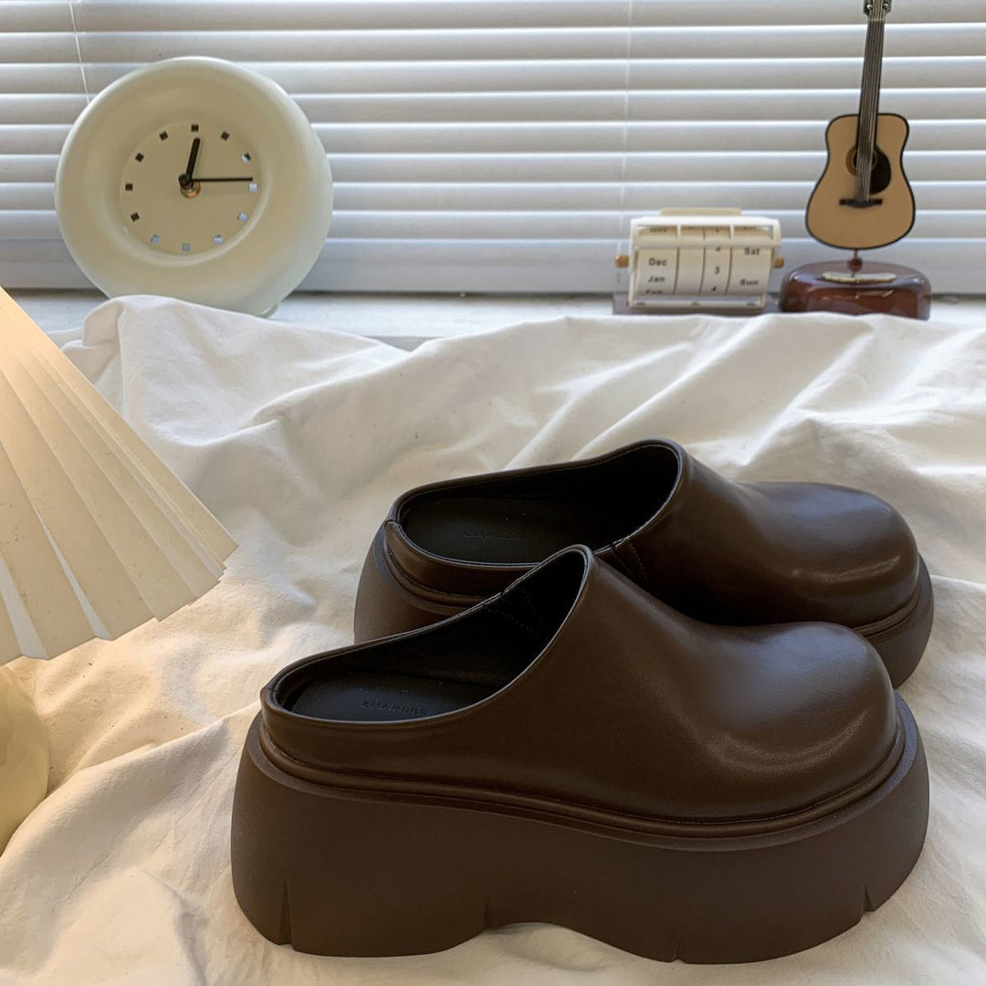 Damen modische Plateau-Clogs mit komfortabler Sohle und elegantem Design EB