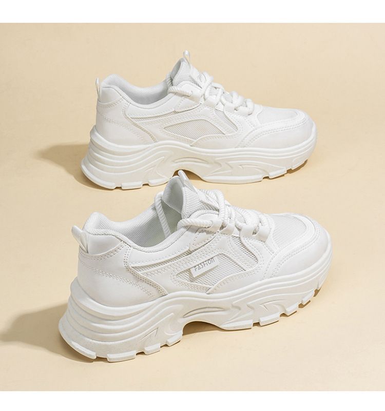 Damen Chunky Sneakers mit dämpfender Sohle und atmungsaktiver Obermaterialstruktur EB