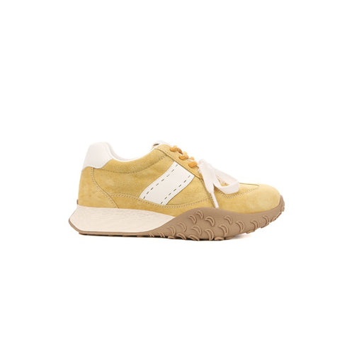 Damen Sportliche Sneakers mit hochwertigem Wildleder und dämpfender Sohle EB