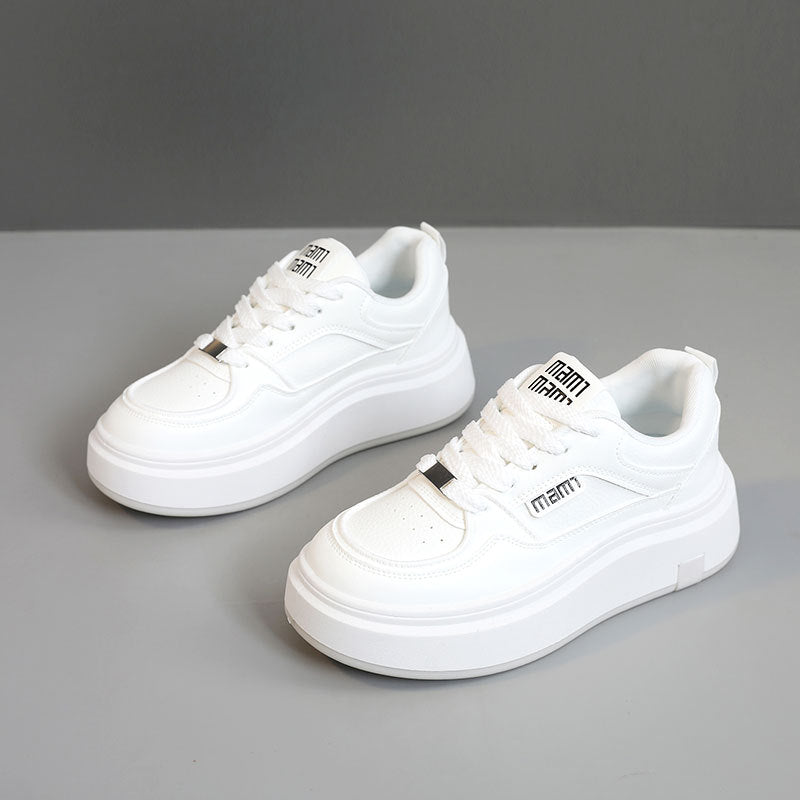 Damen modische Plateau Sneakers mit ergonomischer Dämpfung und trendigem Design EB