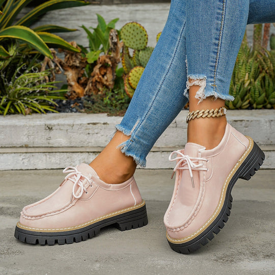 Damen Robuste Comfort-Schnürschuhe EB